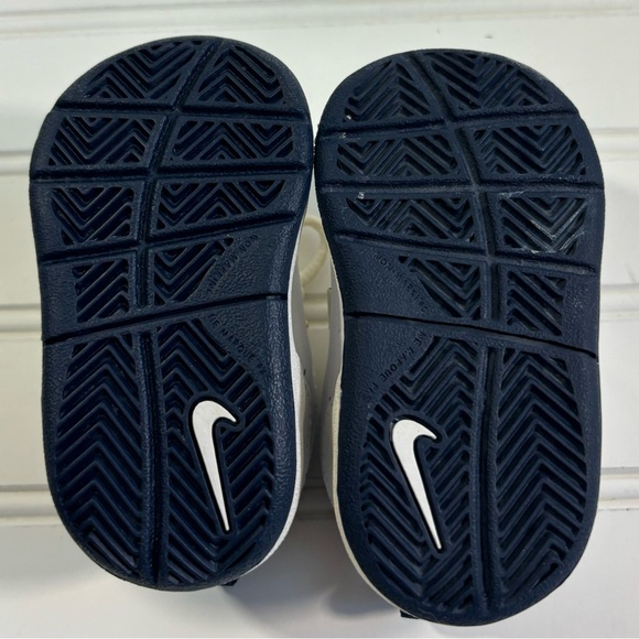 Nike Baby Infant Shoes Sneakers White Blue Size 3C Tie Athletic - Picture 10 of 16